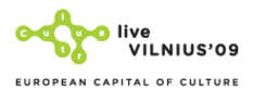 Vilnius wird zur Kulturhauptstadt Europas im Jahre 2009