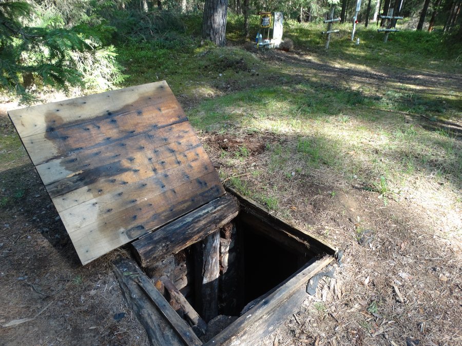 File:Partizanų bunkeris, Altoniškiai.JPG
